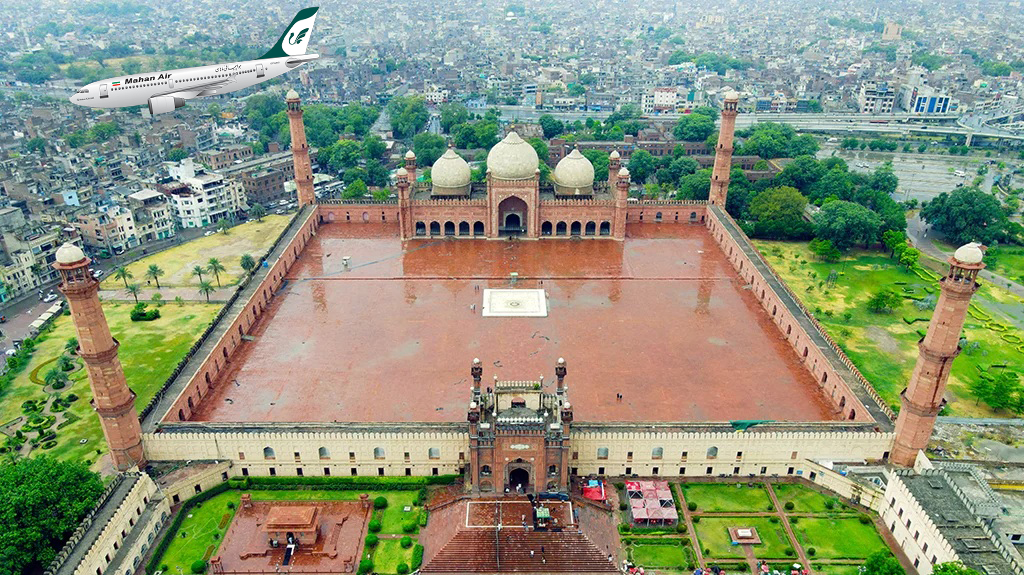 پرواز مشهد به لاهور با هواپیمایی ماهان | برنامه پرواز، قیمت بلیط و خرید آنلاین